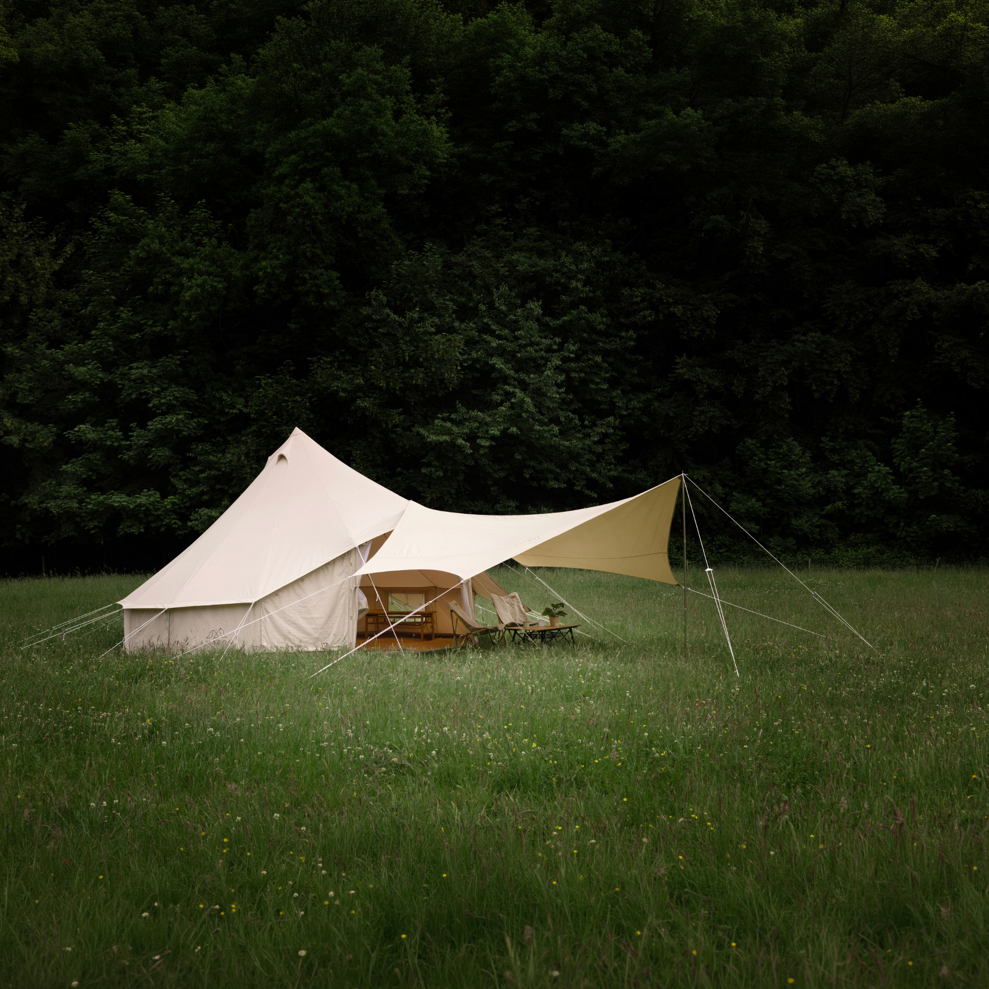 tent uden Cotton sun sail The Draft – Aero nyfödd Color:Venom Ultralight tent Lightweight tent