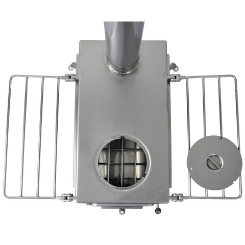 Winnerwell Woodlander Double View 1G L-sized Campingowy piec na drewno 