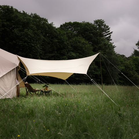 Voile d'ombrage en coton 